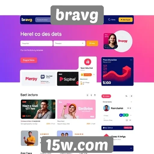 análise da interface do site bravg para usuários